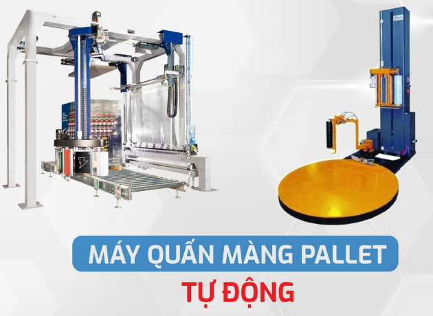 Máy đóng gói Pallet co màng tự động