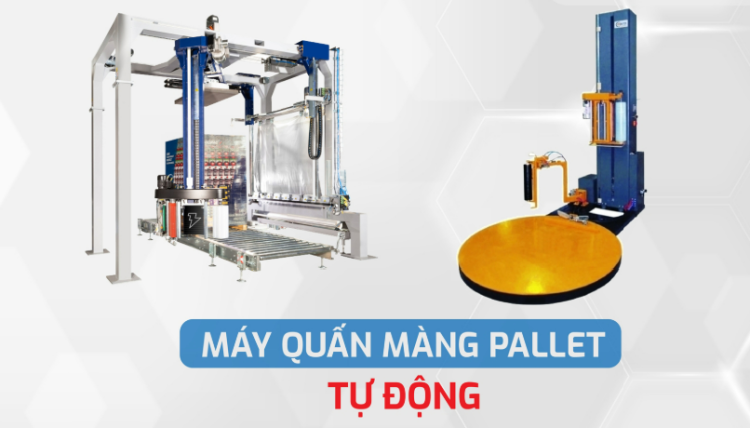 Máy đóng gói Pallet co màng tự động