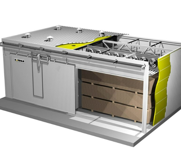 Lò sấy gỗ tự động