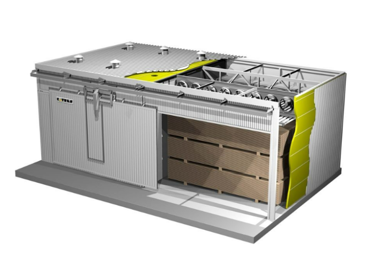 Lò sấy gỗ tự động