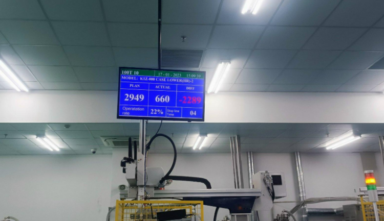 Hệ thống quản lý sản lượng máy dập