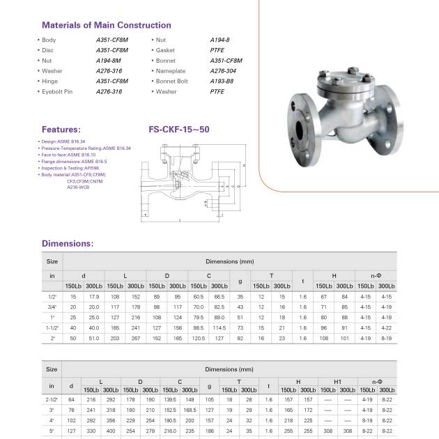 CHECK VALVE